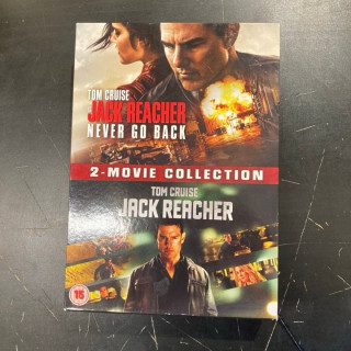 Jack Reacher 1-2 2DVD (VG/VG+) -toiminta-